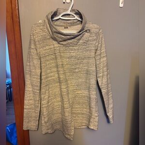 Danskin Grey Cardigan/Sweater Top